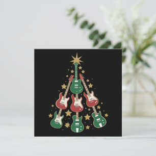 Árbol de Navidad de guitarra genial para amantes d