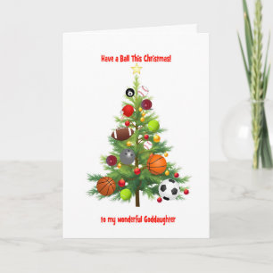 Árbol de Navidad De Hija Diosa Decorado Con Bolas