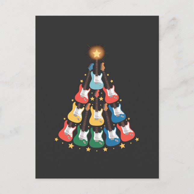 Árbol de Navidad de Instrumentos de Música Eléctri (Anverso)