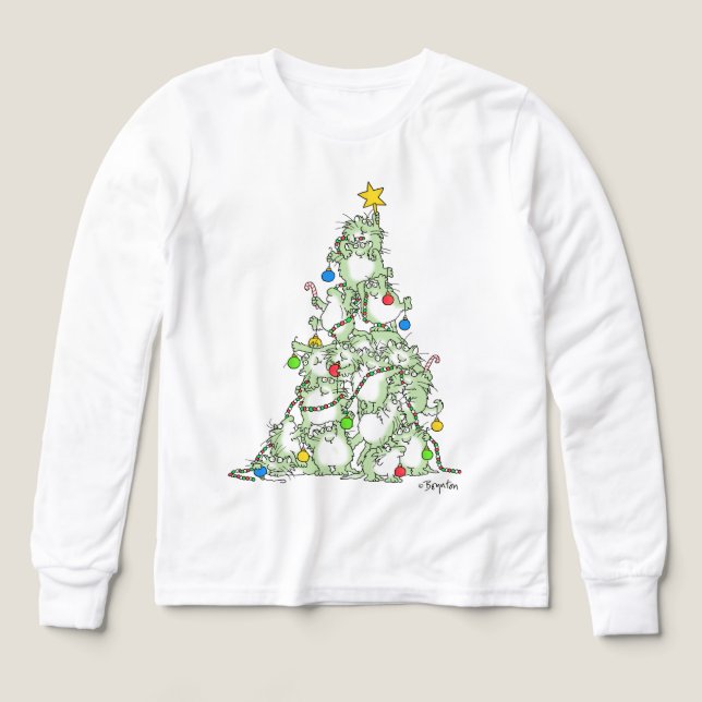 Árbol de Navidad de Kitties por Sandra Boynton (Diseño frontal)
