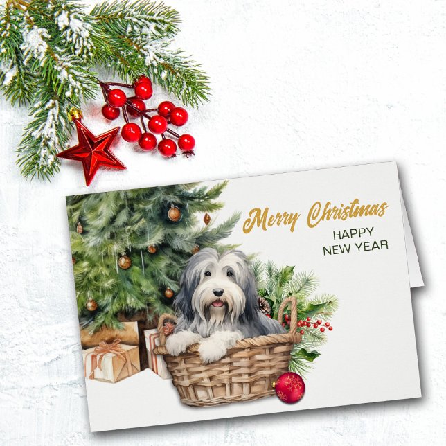 Árbol de Navidad de la canasta de mimbre del perro (Subido por el creador)