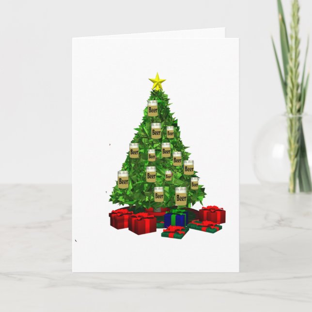 Árbol de navidad de la cerveza (Anverso)