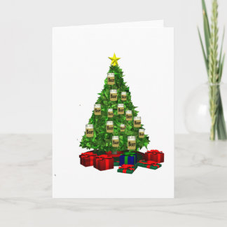 Árbol de navidad de la cerveza