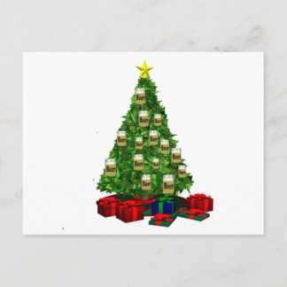 Árbol de navidad de la cerveza