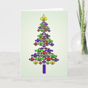 Árbol de navidad de la flor de lis