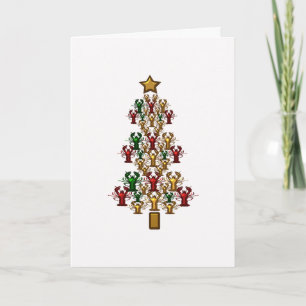 Árbol de navidad de la langosta de los cangrejos