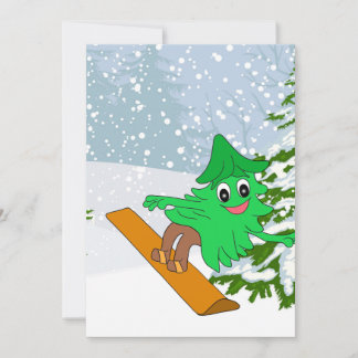 Árbol de navidad de la snowboard