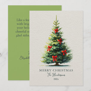 Árbol de Navidad de Lazos Rojos
