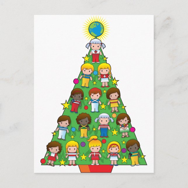 Árbol de Navidad de los niños del país (Anverso)