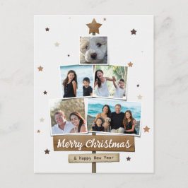 Árbol de Navidad de Madera Rusa | 5 Fotos Collage