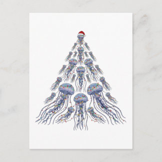 Árbol de Navidad de medusa Sombrero de Santa Luz d