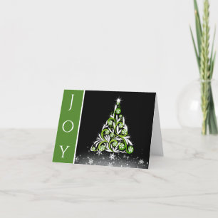 Árbol de navidad de mimbre verde de invierno