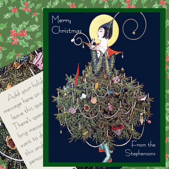 Árbol de Navidad de moda Art Deco Retro (Subido por el creador)