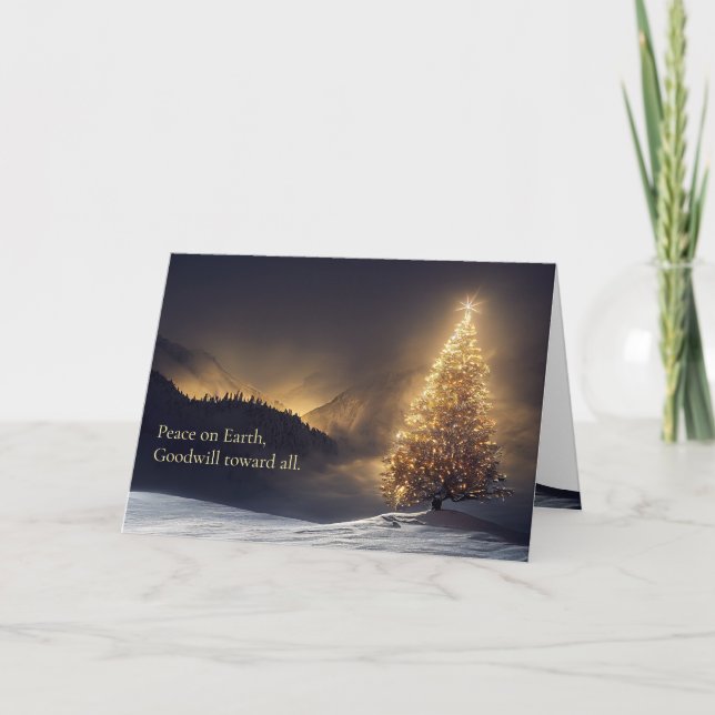Árbol de Navidad de montaña (Anverso)