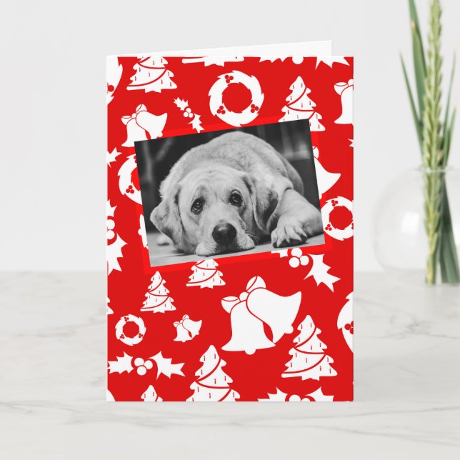 Árbol de navidad de moras rojas de perro recuperad (Anverso)