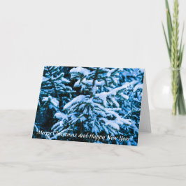 Árbol de Navidad de Nieve en Invierno