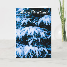 Árbol de Navidad de Nieve en Invierno