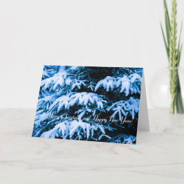 Árbol de Navidad de Nieve en Invierno