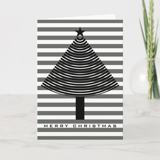 Árbol De Navidad De Op Art (Anverso)
