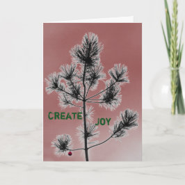 Árbol de Navidad de Ornamento Rojo personalizable