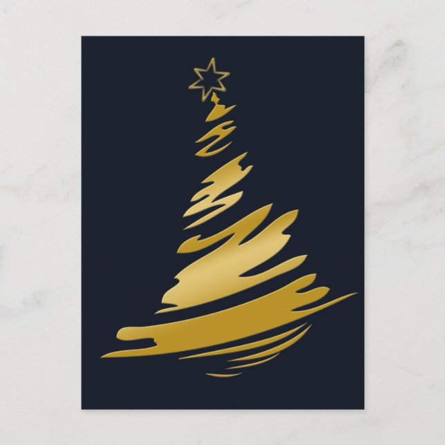 Árbol de Navidad de oro azul (Anverso)