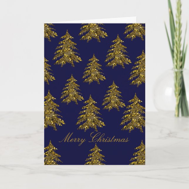 Árbol de Navidad de oro espumoso (Anverso)