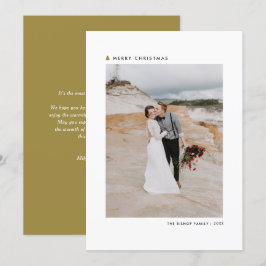 Árbol de Navidad de oro moderno Fotos de Navidad