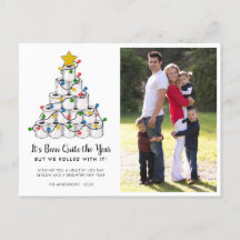 Árbol de Navidad de Papel Higiénico Enrollado Con 