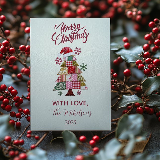 Árbol de Navidad de Patchwork Preppy (Subido por el creador)
