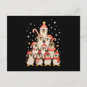 Árbol de Navidad de pingüino nieve sombrero de San