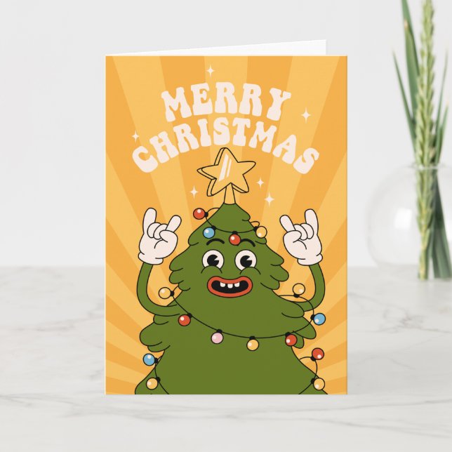 Árbol de Navidad de Rockin - Una fiesta festiva (Anverso)