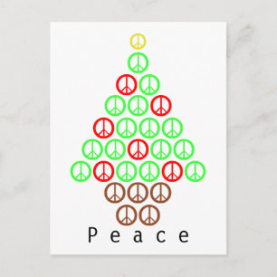 Árbol de Navidad de signo de paz