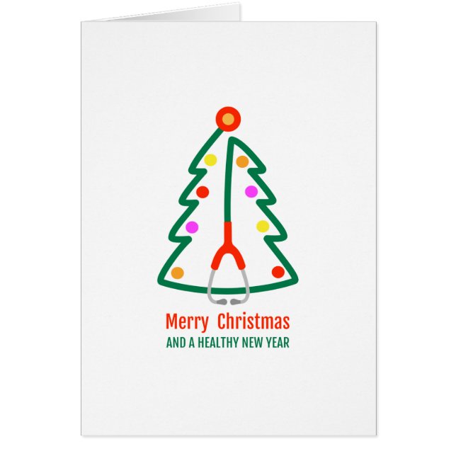 Árbol de Navidad de Stethoscope (Frente)