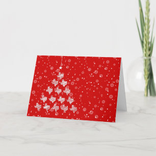 Árbol de Navidad de Texas resquebrajado en tarjeta