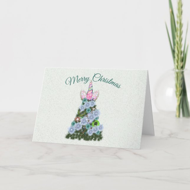 Árbol de Navidad de Unicornio (Anverso)