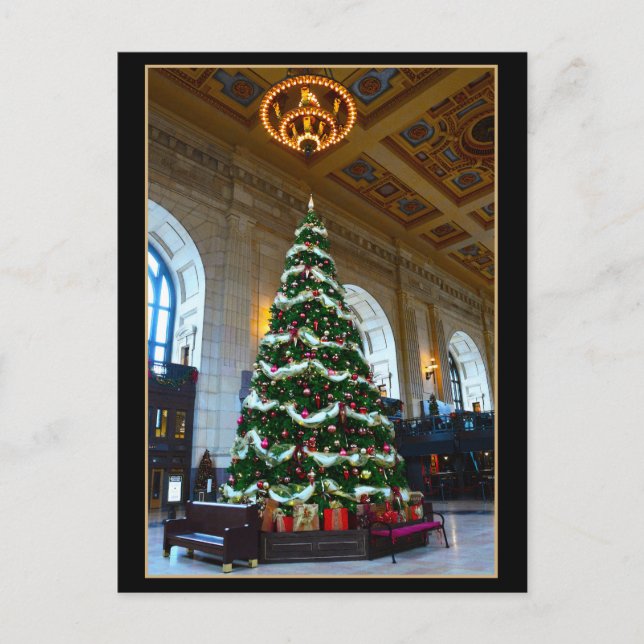 Árbol de Navidad de Union Station, Kansas City Mis (Anverso)