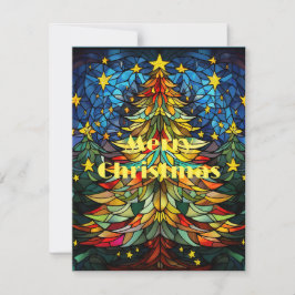 Árbol de Navidad de Vidrio Emplomado