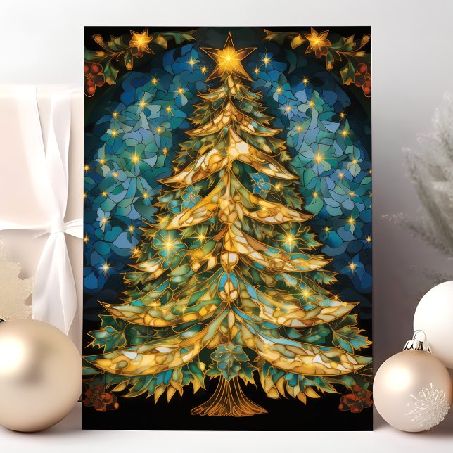Árbol de Navidad de Vidrio Emplomado (Subido por el creador)