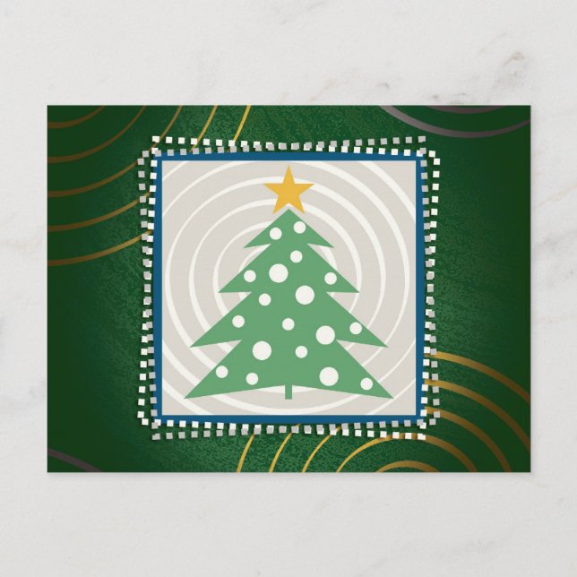 Árbol de Navidad | Decorativo verde (Anverso)