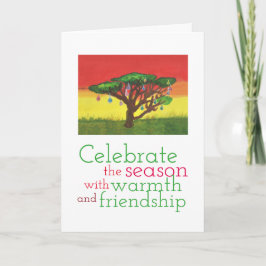 Árbol de navidad del acacia