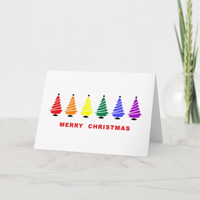 Árbol de navidad del arco iris (Anverso)