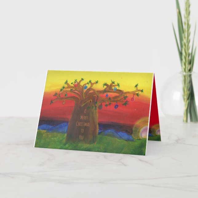 Árbol de navidad del baobab (Anverso)