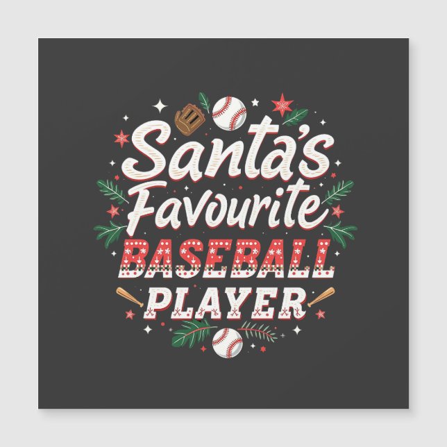 Árbol de Navidad del jugador de béisbol favorito d (Anverso)