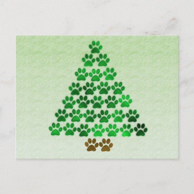 Árbol de navidad del perro/del gato (Anverso)