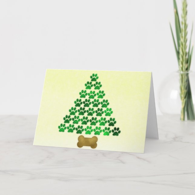 Árbol de navidad del perro/del gato (Anverso)