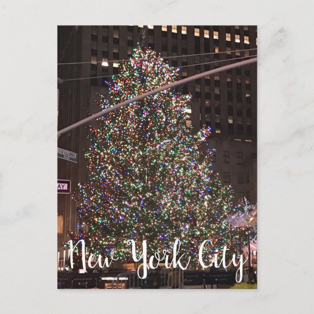 Árbol de Navidad del Rockefeller Center de la ciud (Anverso)