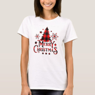 Árbol de Navidad – Diseño de camiseta Feliz Navida