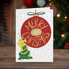 Árbol de Navidad divertido con vibra retro de Labr