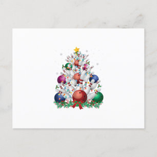 árbol de navidad divertido de bolos luz de navidad