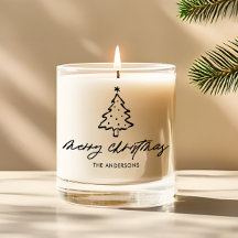 Árbol de Navidad Doodle Feliz Navidad Personalizad